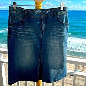 CAMAIEU WESTERN DENIM SKIRT